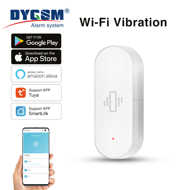 Home Assistant Tuya - Sensor de Vibração WiFi Tuya, Detecção
