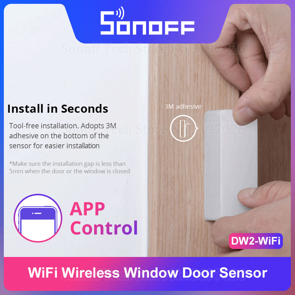 Sonoff - Sonoff-Sensor de porta e janela de