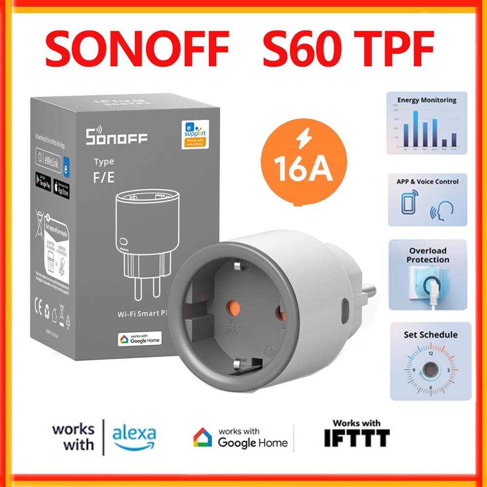 Sonoff Basic - SONOFF-Smart Socket com Monitoramento de Energia,