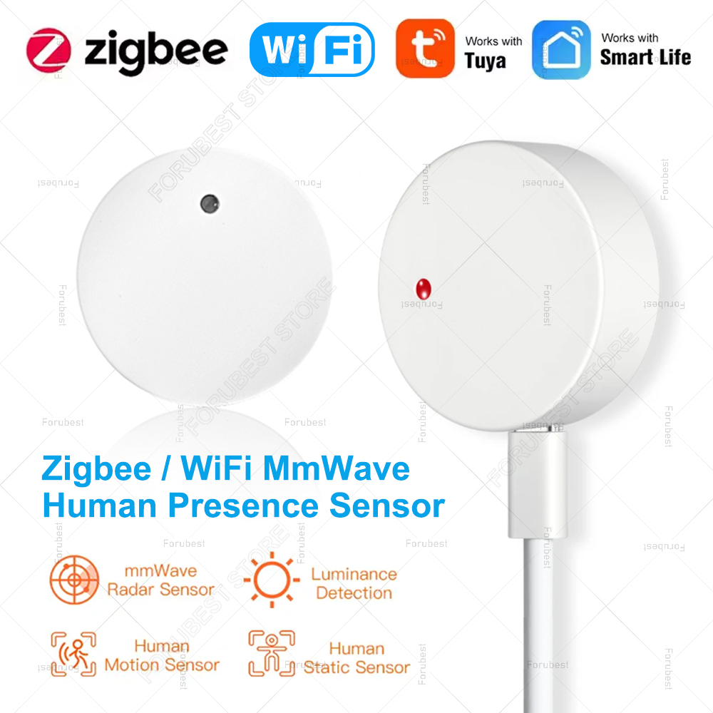 Tasmota - Zigbee wifi mmwave presença humana sensor