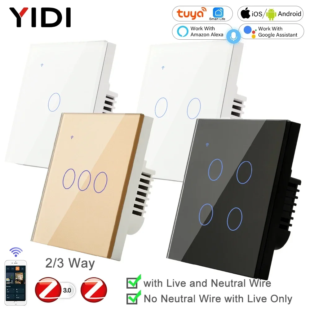 ZigBee 1 2 3 4 Gang sem interr - Tuya 4 Channel avaliação e preço