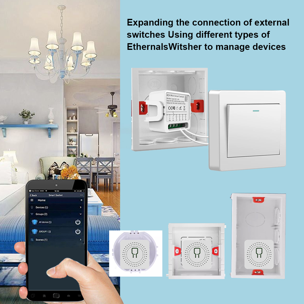 Interruptor Inteligente Tuya Z - Tuya 4 Channel avaliação e preço