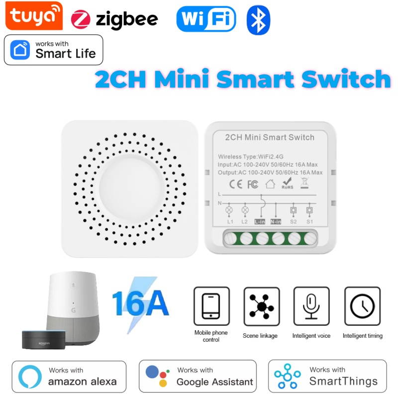 Interruptor Inteligente Mini T - Home Assistant Tuya avaliação e preço