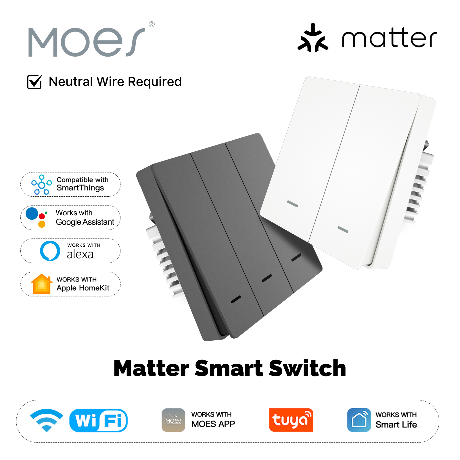 MOES Matter Tuya WiFi Interrup - Smart Relay Tuya avaliação e preço
